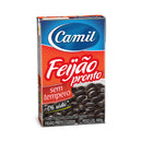 Feijão preto s/ tempero pronto camil 490gr